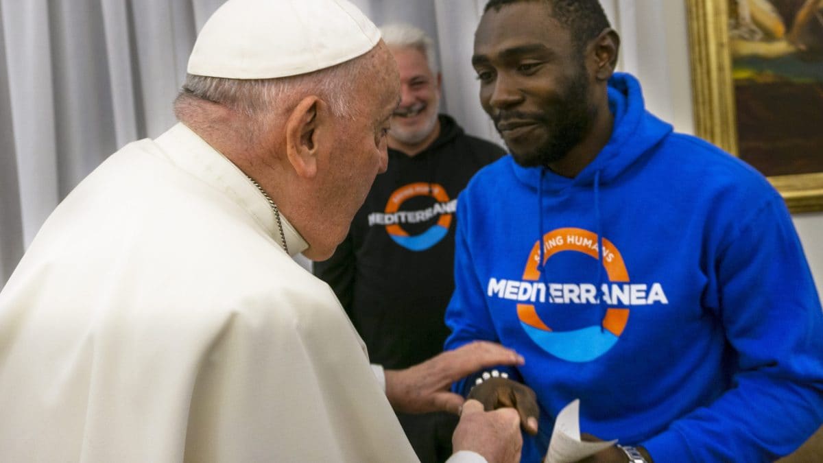 Pato incontra Papa Francesco nel novembre 2023. Foto di Lidia Ginestra Giuffrida