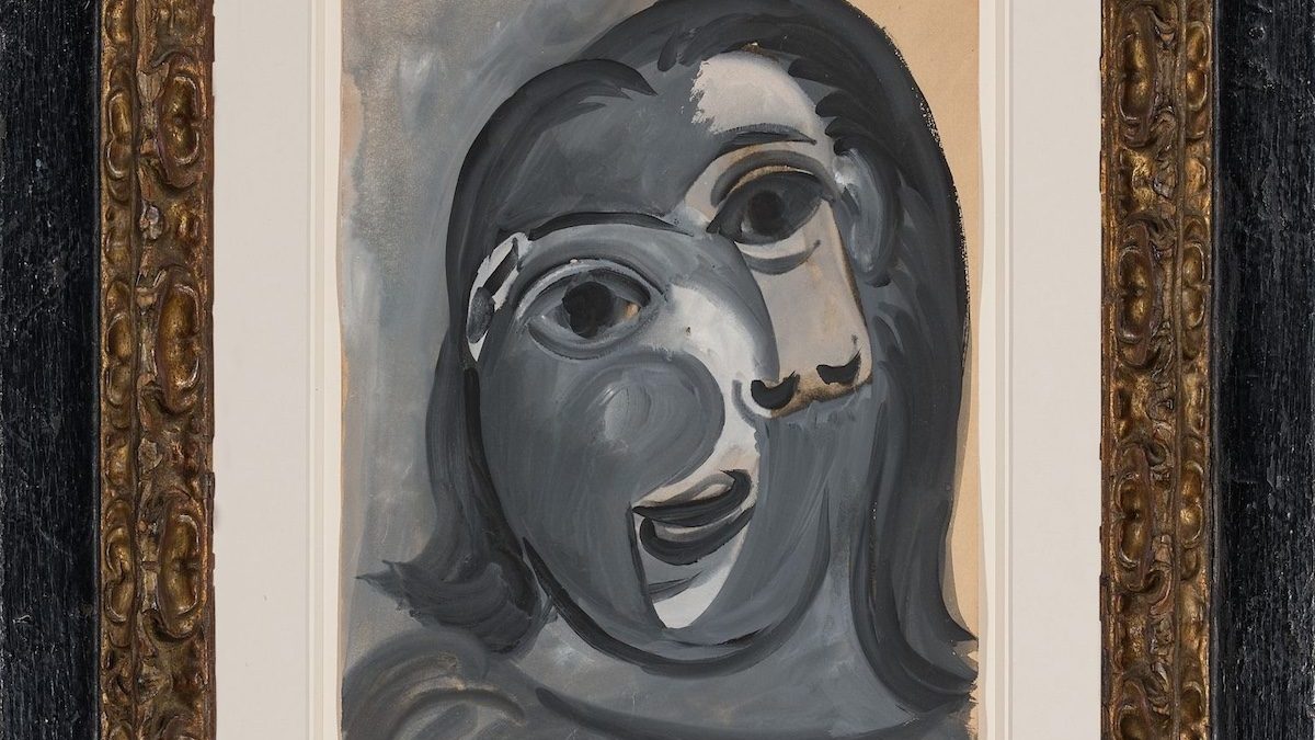 "Testa di donna", quadro di Picasso