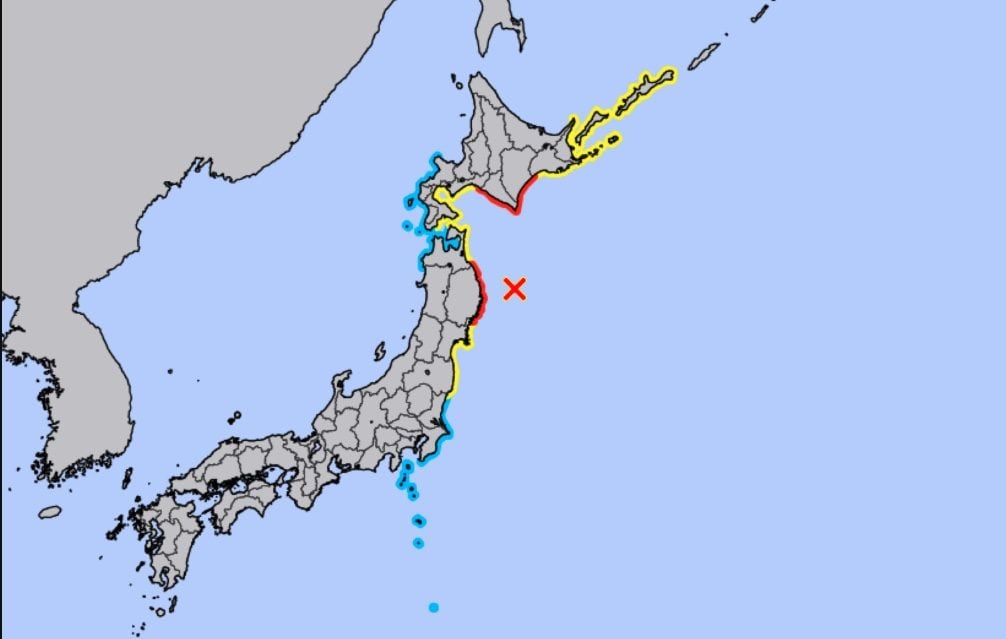 Terremoto di magnitudo 7.5 in Giappone, emessa allerta tsunami: oltre 170mila evacuati, onde altre 3 metri