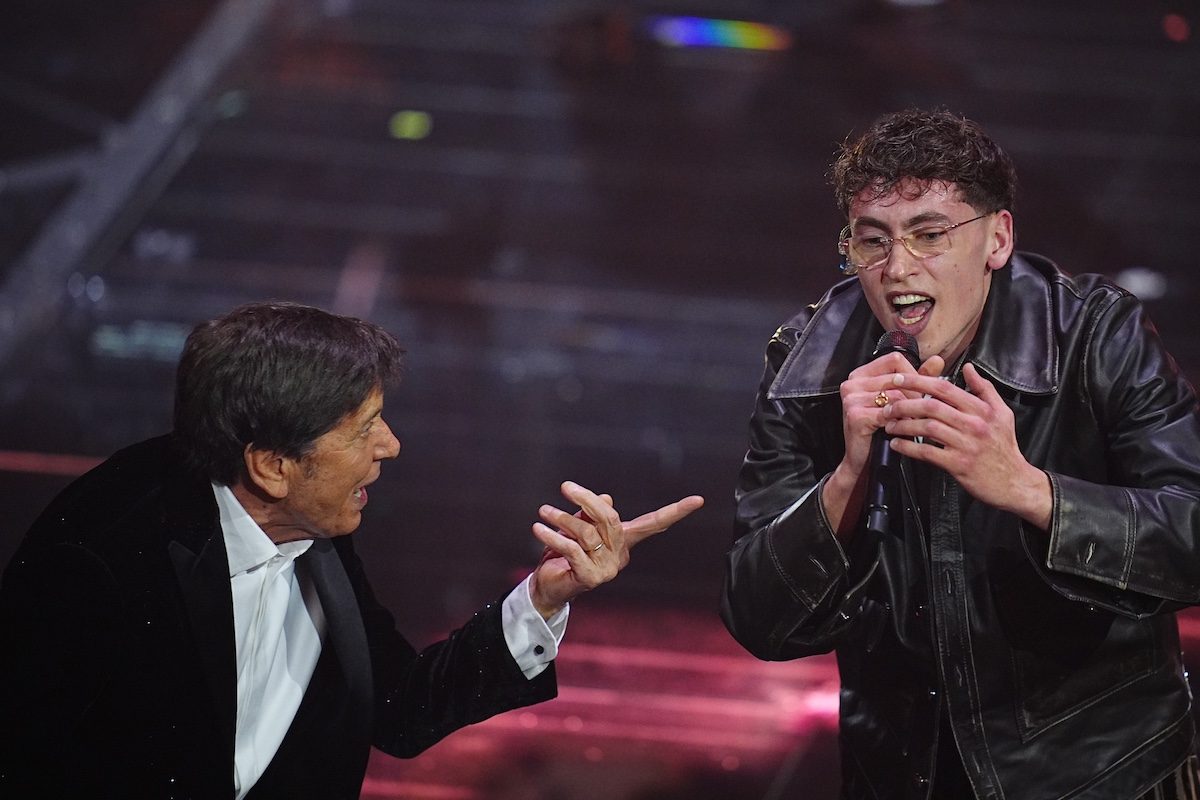 Tredici Pietro e Gianni Morandi a Sanremo 2026 – ph Marco Alpozzi per LaPresse