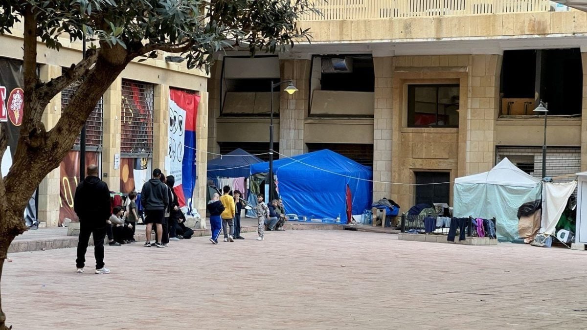 Uno dei campi sfollati di Beirut. Foto di Lidia Ginestra Giuffrida