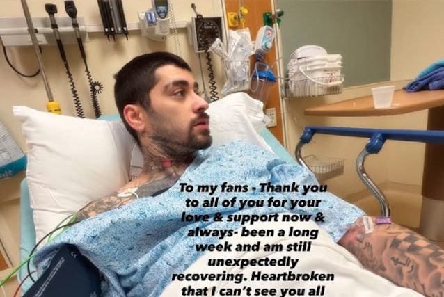 Zayn Malik ricoverato in ospedale nel giorno dell'uscita del nuovo album: cancellati gli incontri coi fan