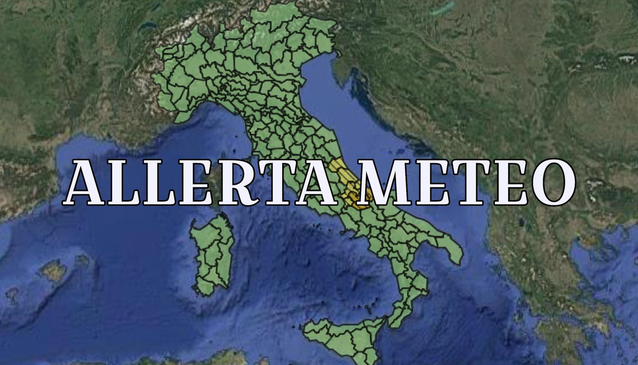 Allerta meteo arancione e gialla venerdì 10 aprile in Abruzzo e Molise: le zone colpite