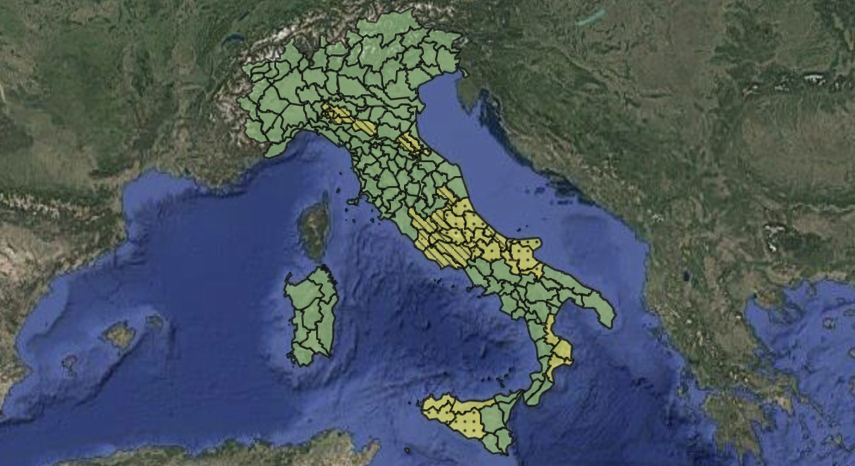 Foto Dipartimento Protezione Civile.