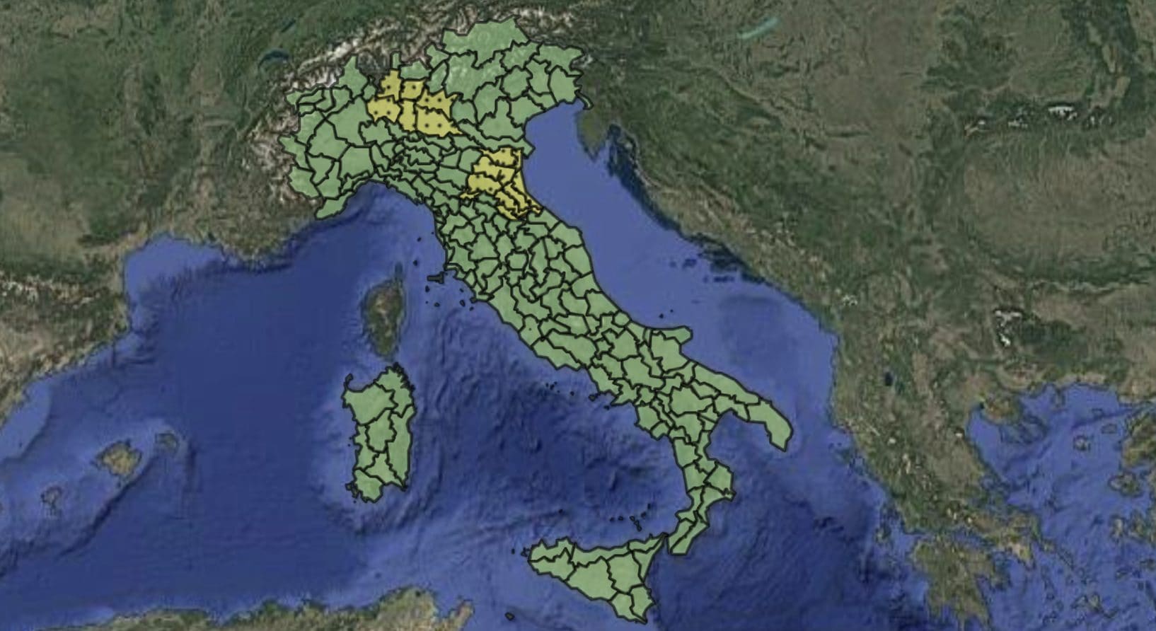 Foto Dipartimento Protezione Civile.