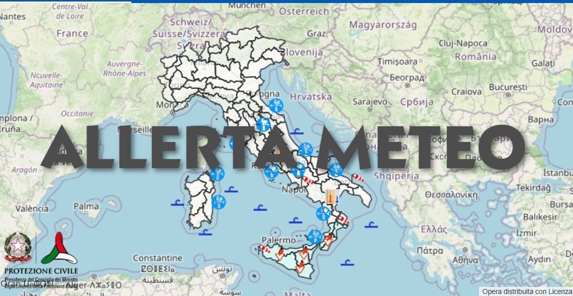 Maltempo, allerta meteo gialla domani 23 aprile 2026 per temporali e vento forte: le regioni colpite