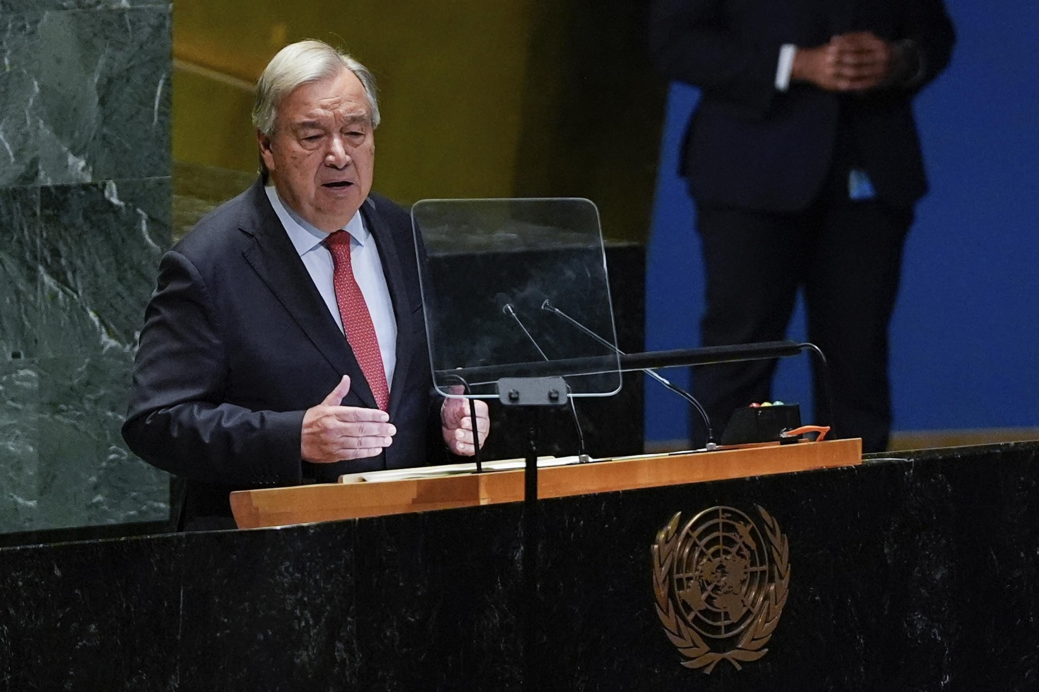 Il Segretario Generale delle Nazioni Unite, Antonio Guterres