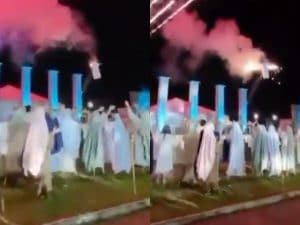 Durante Via Crucis in Brasile l’interprete di Gesù prende fuoco: paura tra il pubblico, illeso l’attore