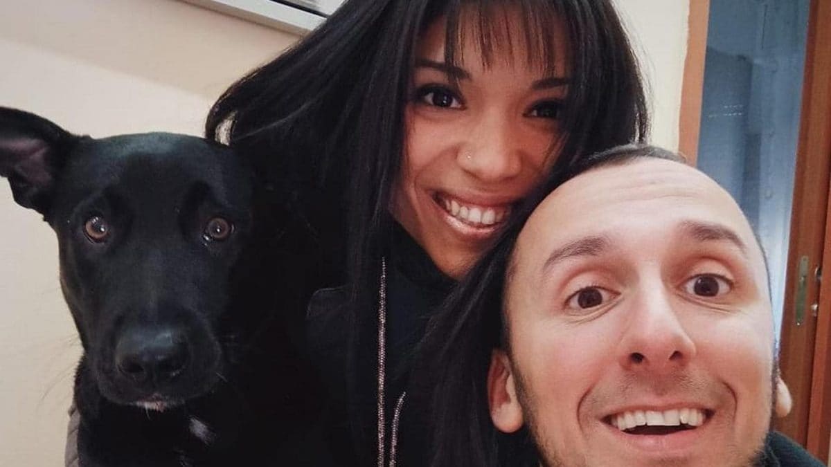 Dino Carta con la moglie