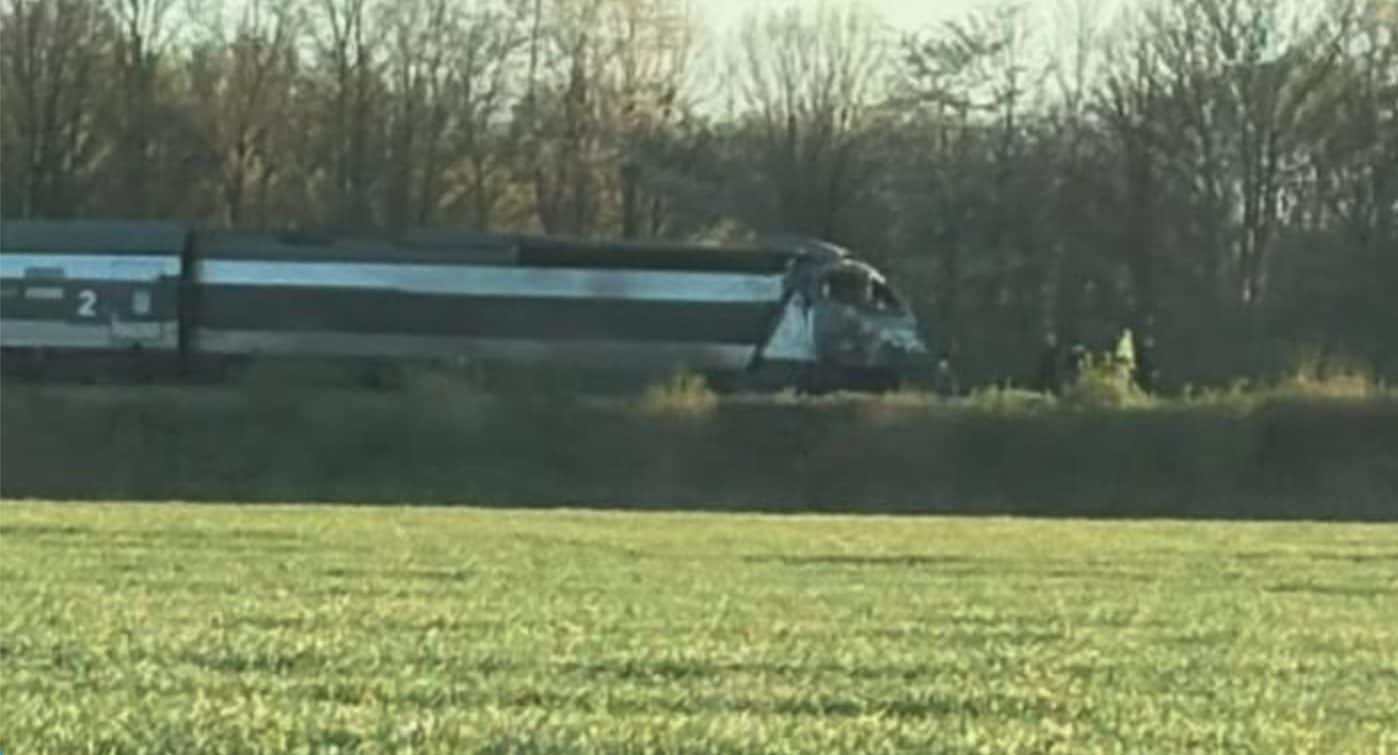 Il Tgv che si è scontrato col tir