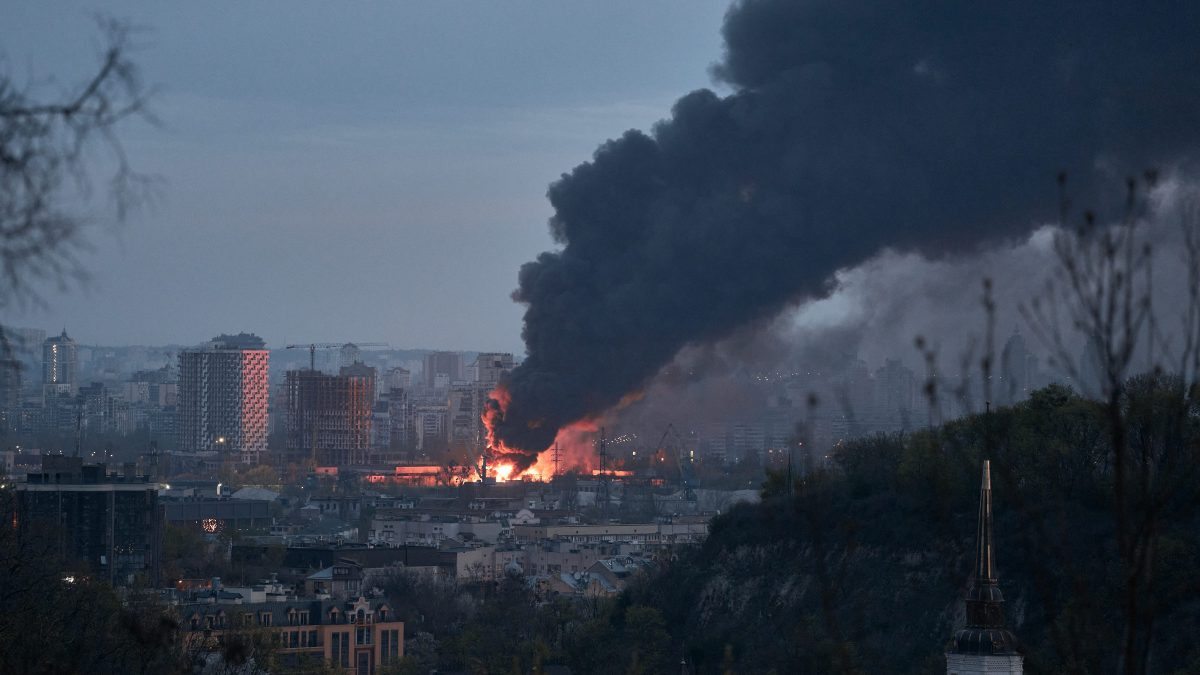 Kiev presa di mira da un attacco missilistico russo