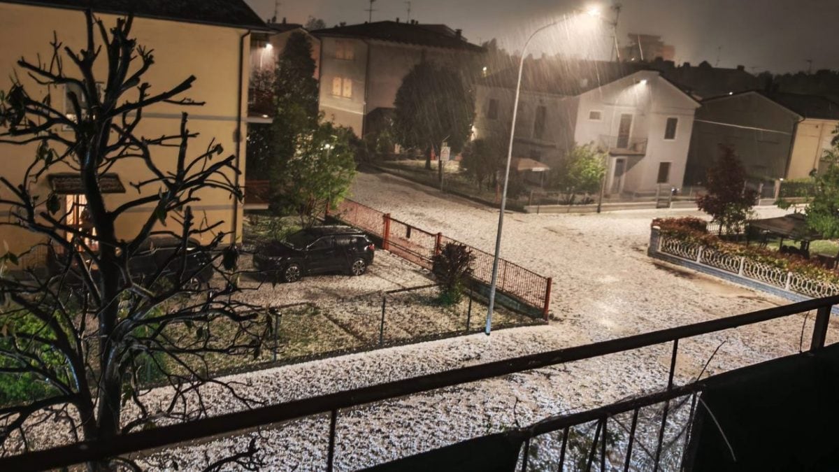 Il maltempo in Emilia Romagna, foto Facebook