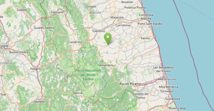 Terremoto oggi a Macerata, scossa magnitudo 3 con epicentro a Sant'Angelo in Pontano