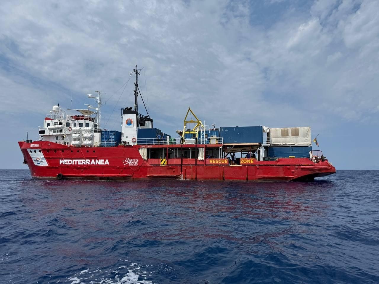 La nave Mediterranea, di Mediterranea Saving Humans