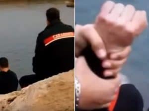 Tenta il suicidio da una scogliera, salvato dal carabiniere a Numana: “Se cadi tu, cado anche io con te”