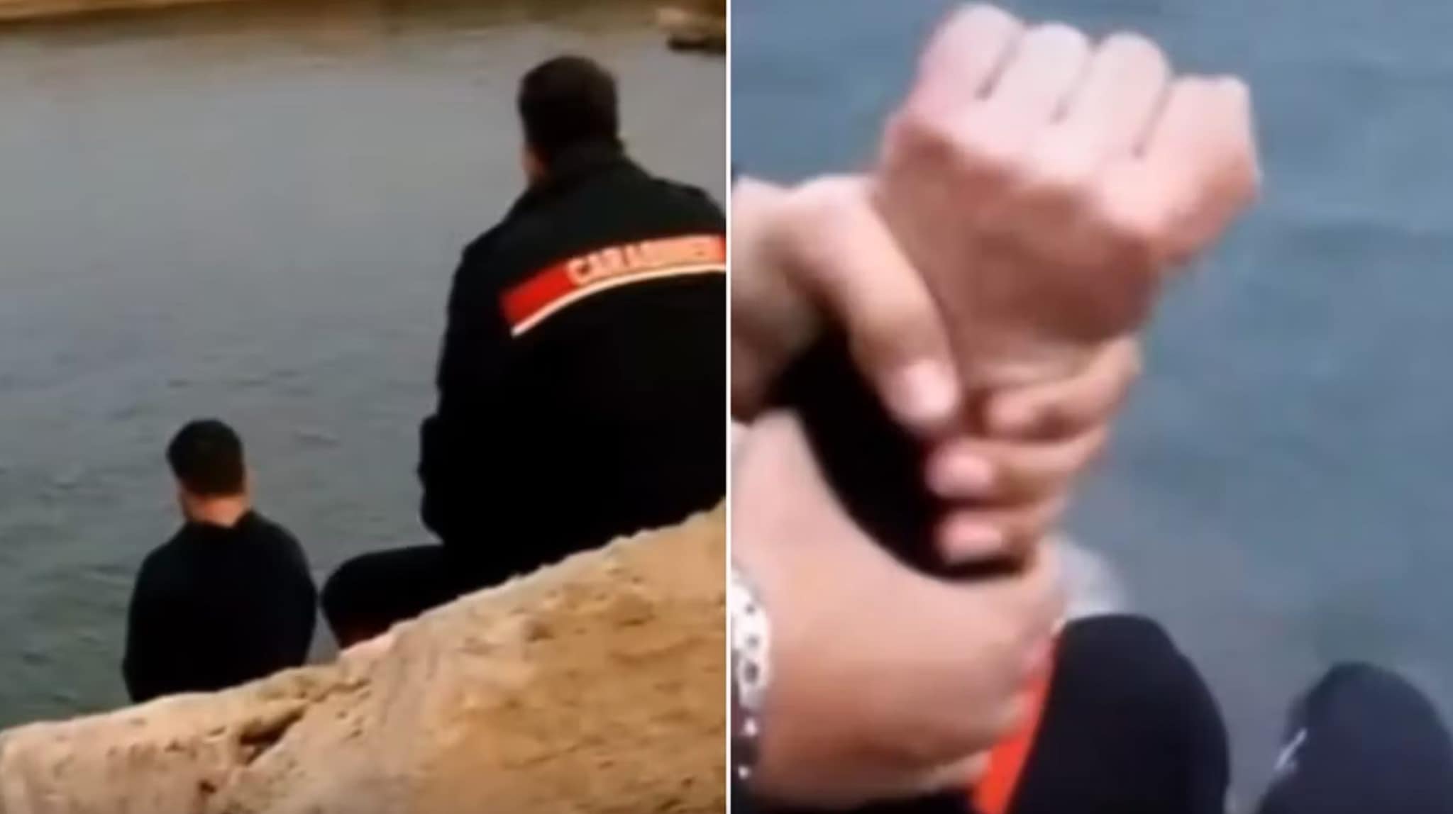 Tenta il suicidio da una scogliera, salvato dal carabiniere a Numana: "Se cadi tu, cado anche io con te"