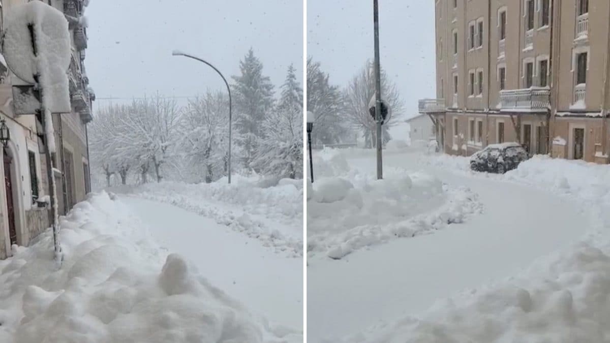 Rivisondoli coperta di neve (Foto e video di Giovanna Ciampaglia)