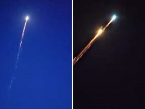 All’alba scia luminosa nei cieli di Campania e Puglia: non è una stella ma un rifiuto spaziale