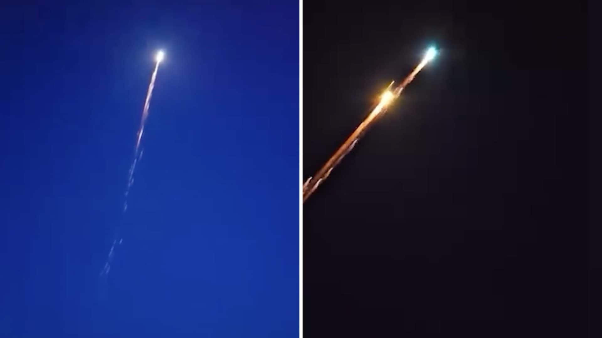 All'alba scia luminosa nei cieli di Campania e Puglia: non è una stella ma un rifiuto spaziale