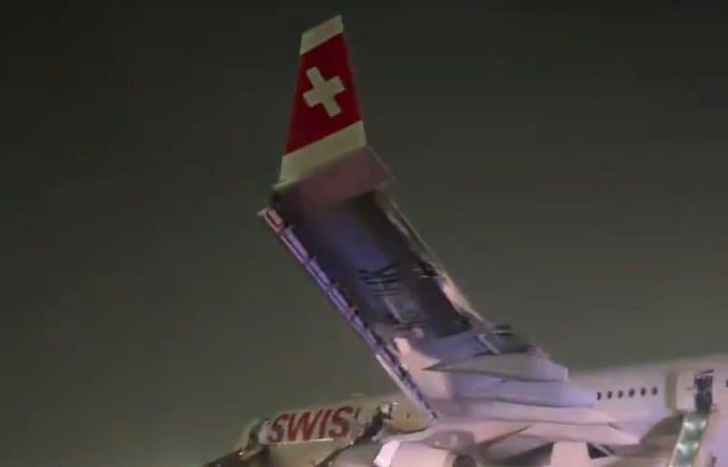 India, incendio al motore di un aereo Swiss diretto a Zurigo: sei feriti, volo evacuato sulla pista