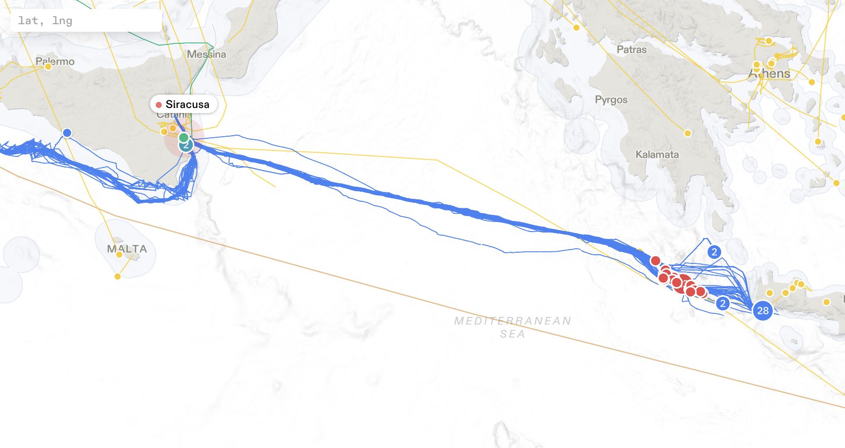 Il tracker della Flotilla segnala 22 navi intercettate e la loro posizione