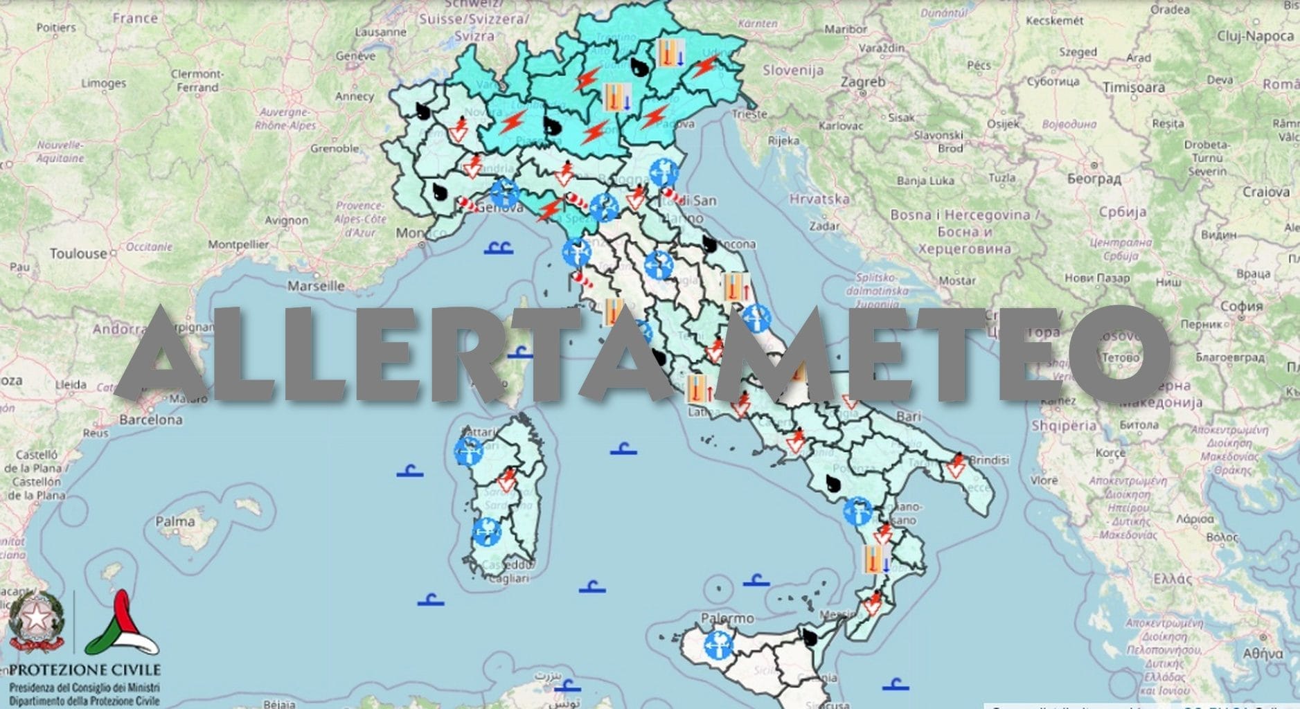 Maltempo, allerta meteo gialla domani 14 maggio per temporali: le regioni colpite