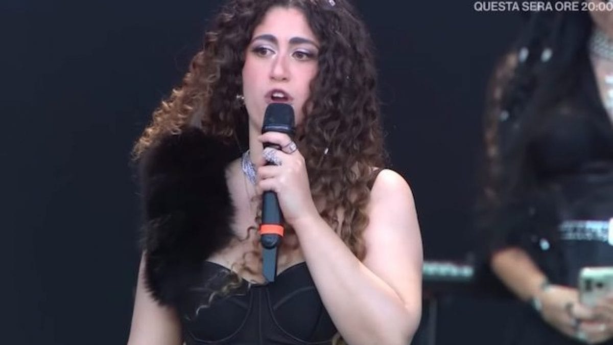 Delia al Concertone del Primo maggio