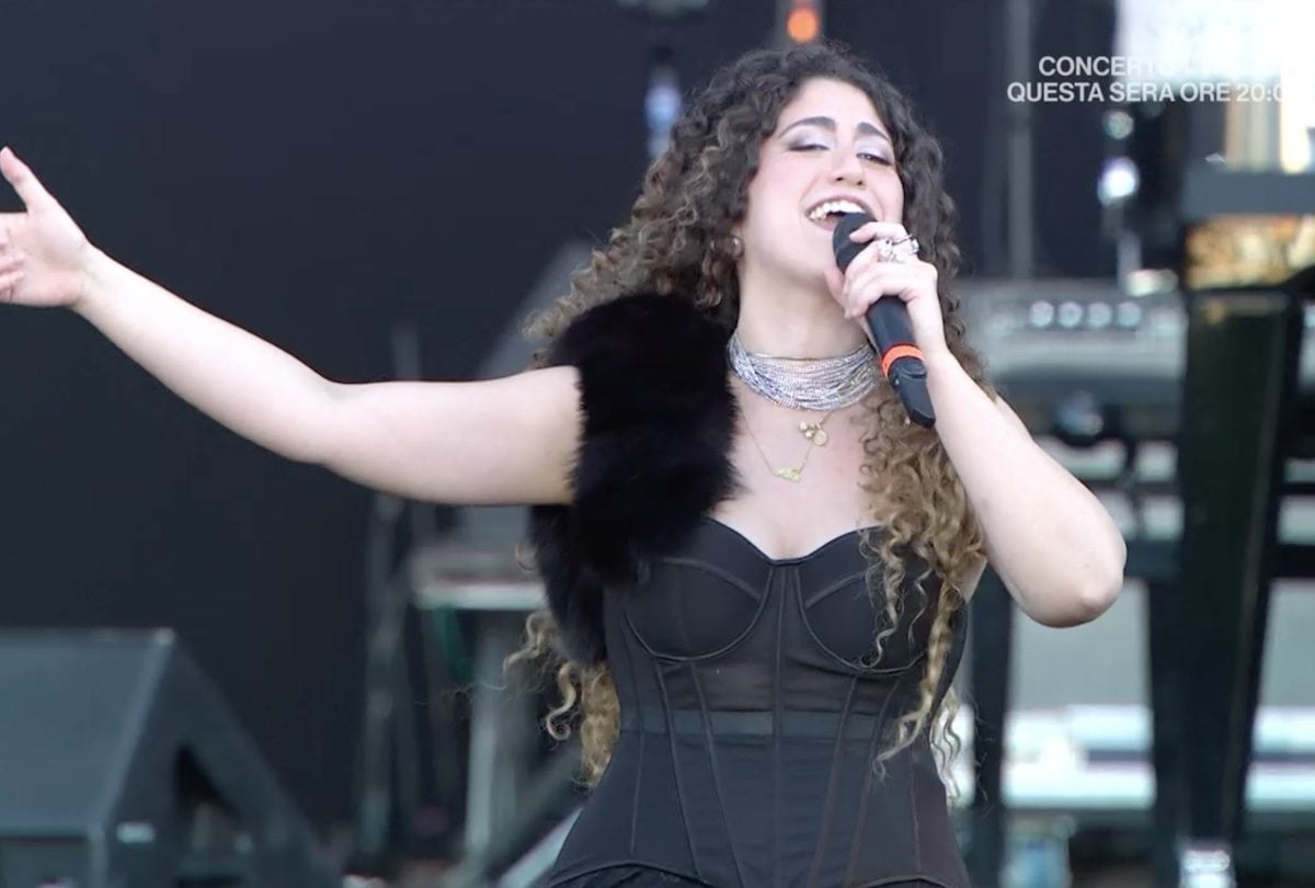 Delia canta Bella ciao al Primo Maggio