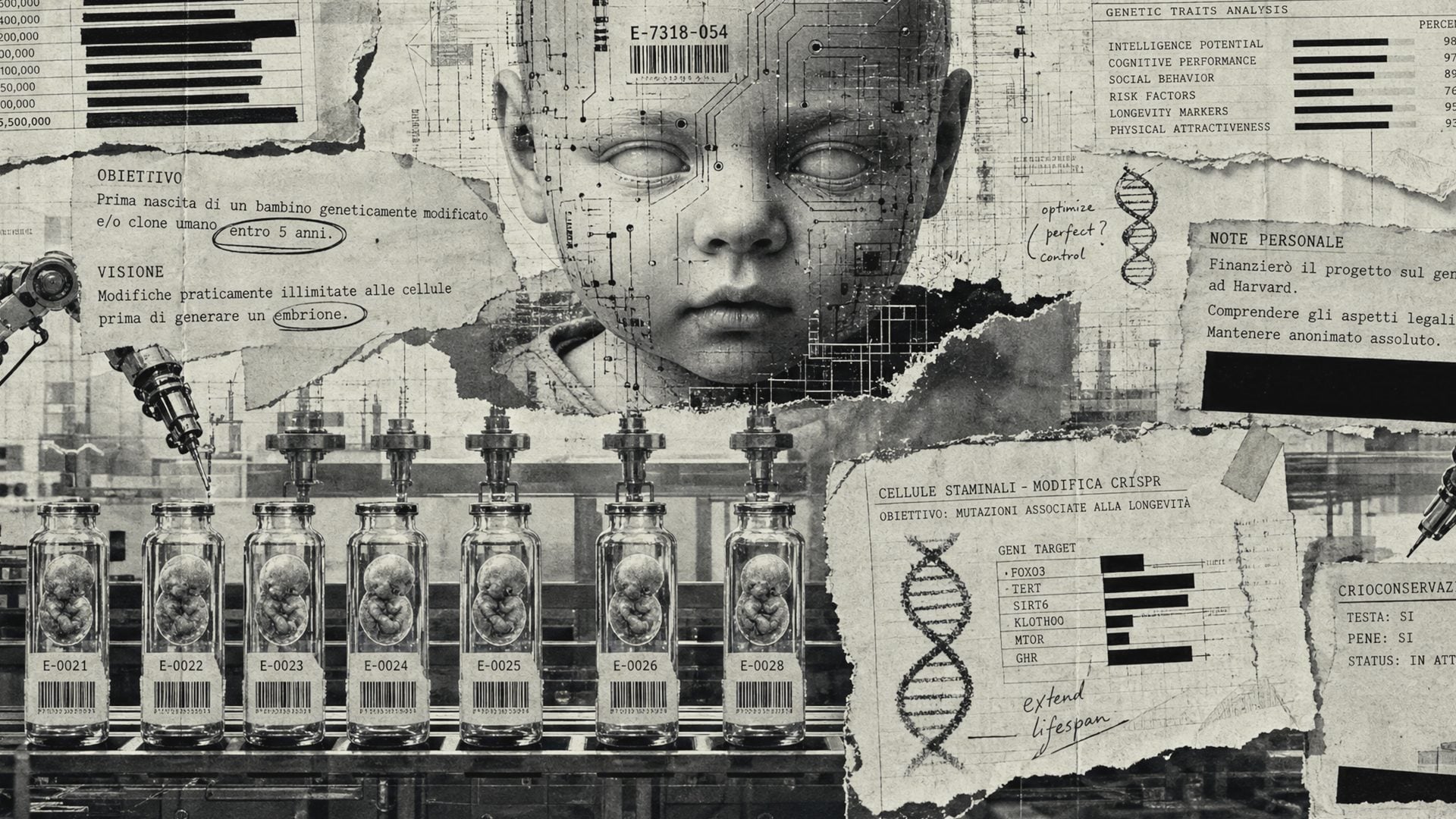 Il grande esperimento Epstein: le mail in cui parlava di test su umani e bambini creati in laboratorio