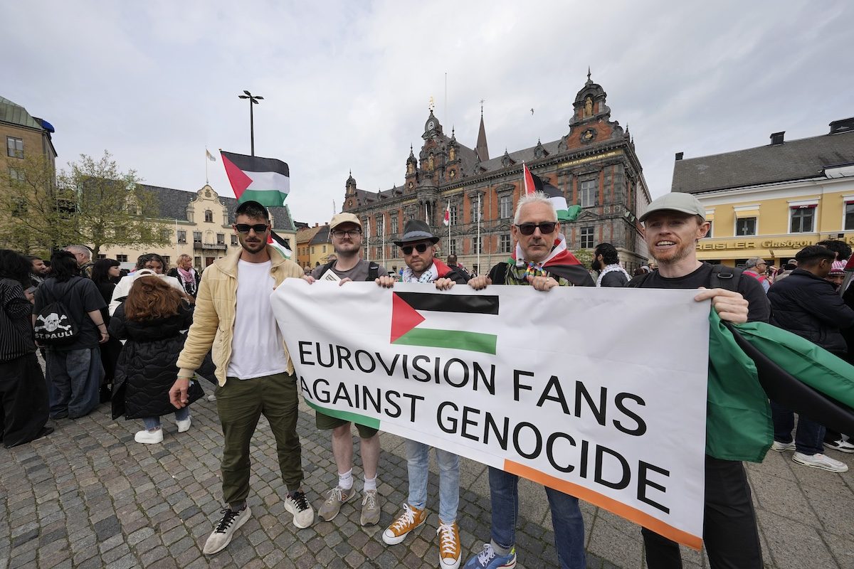 Fan di Eurovision contro il genocidio – LaPresse