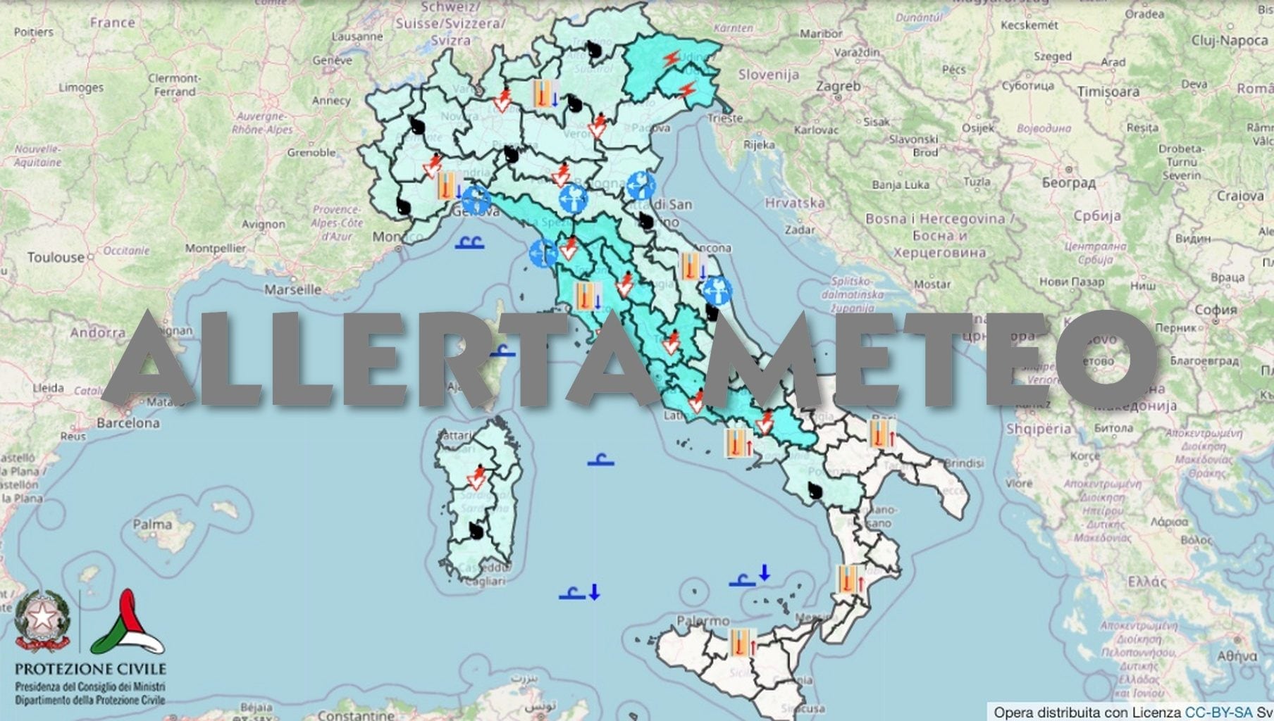 Maltempo, allerta meteo gialla oggi 15 maggio 2026 per temporali: le regioni colpite