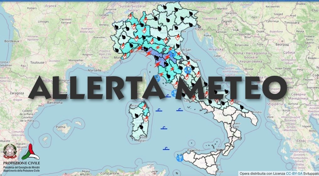 Maltempo, allerta meteo arancione e gialla 5 maggio 2026 per temporali in Toscana: le zone colpite
