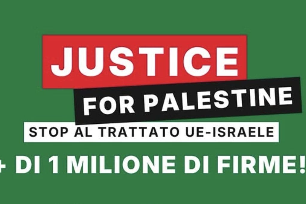 La raccolta firme per rompere gli accordi tra UE e Israele supera il milione: l'evento a Roma il 27 maggio