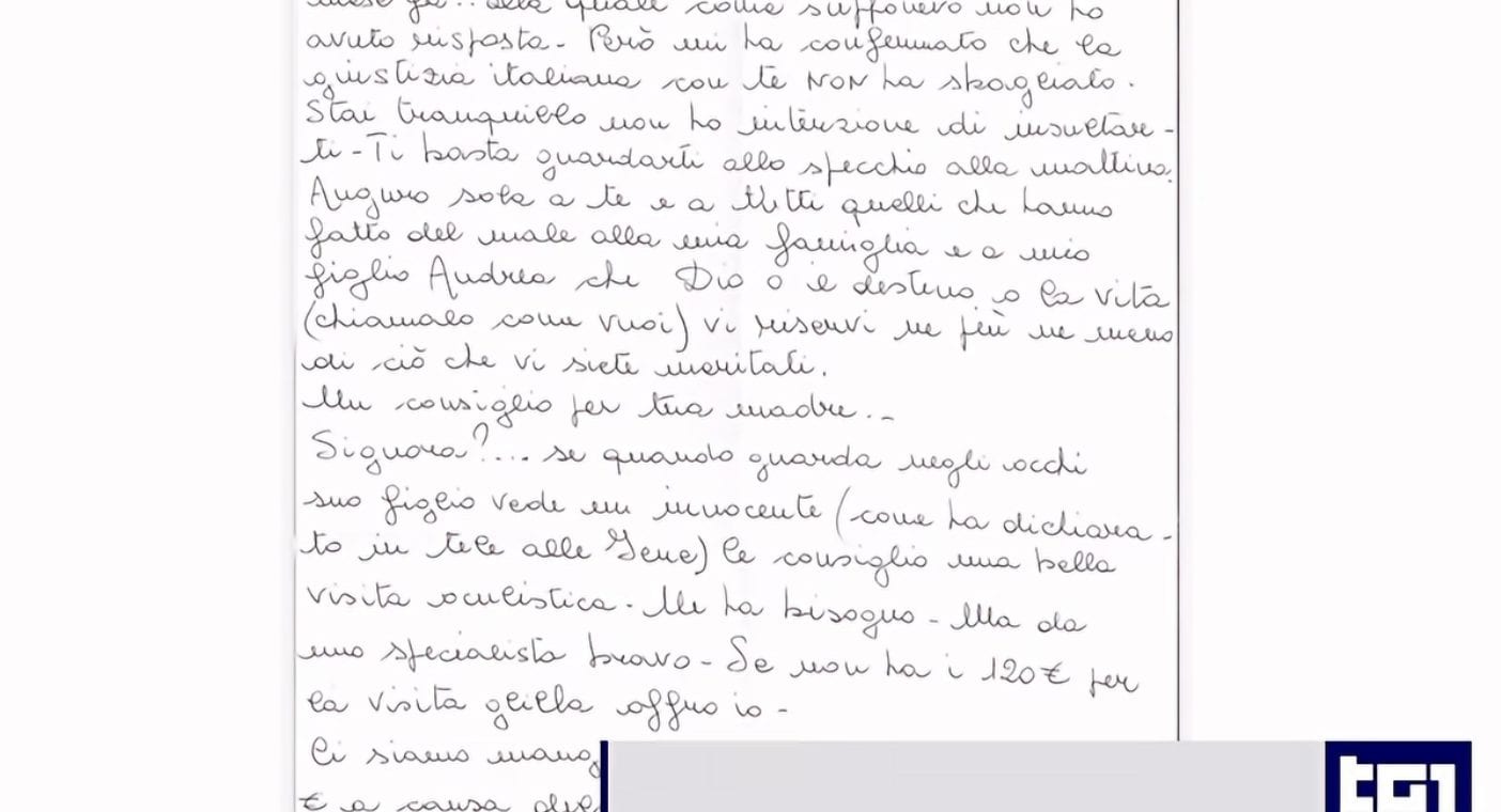 "Mio figlio è innocente, ci avete rovinati": cosa c'è scritto nelle lettere della mamma di Sempio a Stasi