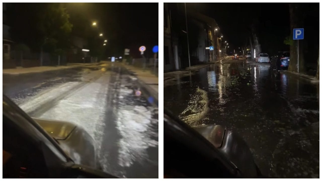 Grandine come neve, allagamenti e crolli in Friuli Venezia Giulia: ondata di maltempo e oltre 130 soccorsi