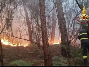 Incendio boschivo in Toscana, in fiamme 700 ettari sul Monte Faeta. Evacuate oltre 3500 persone