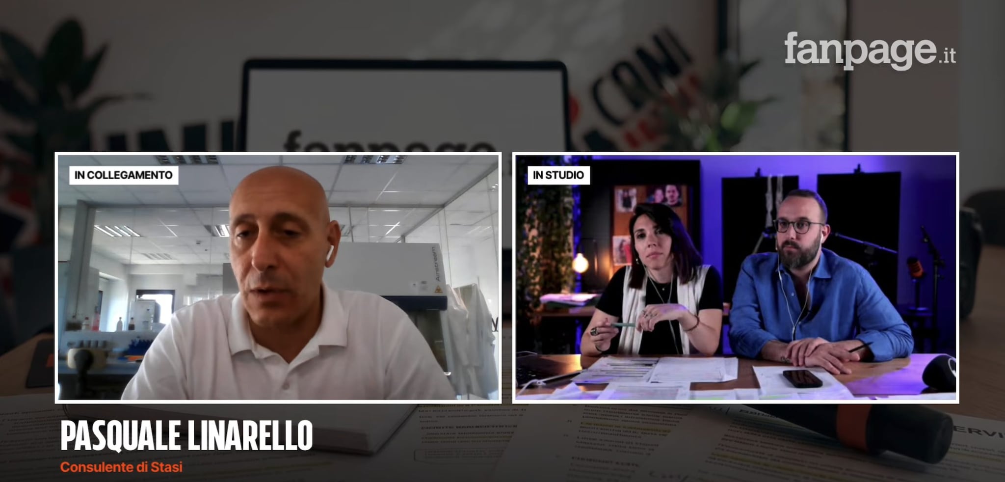 Il genetista della difesa di Alberto Stasi durante la diretta di Fanpage.it sul caso Garlasco