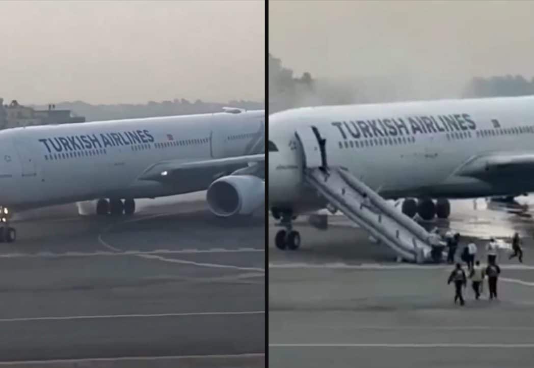 Paura in Nepal: aereo prende fuoco durante l'atterraggio a Kathmandu, 288 persone evacuate