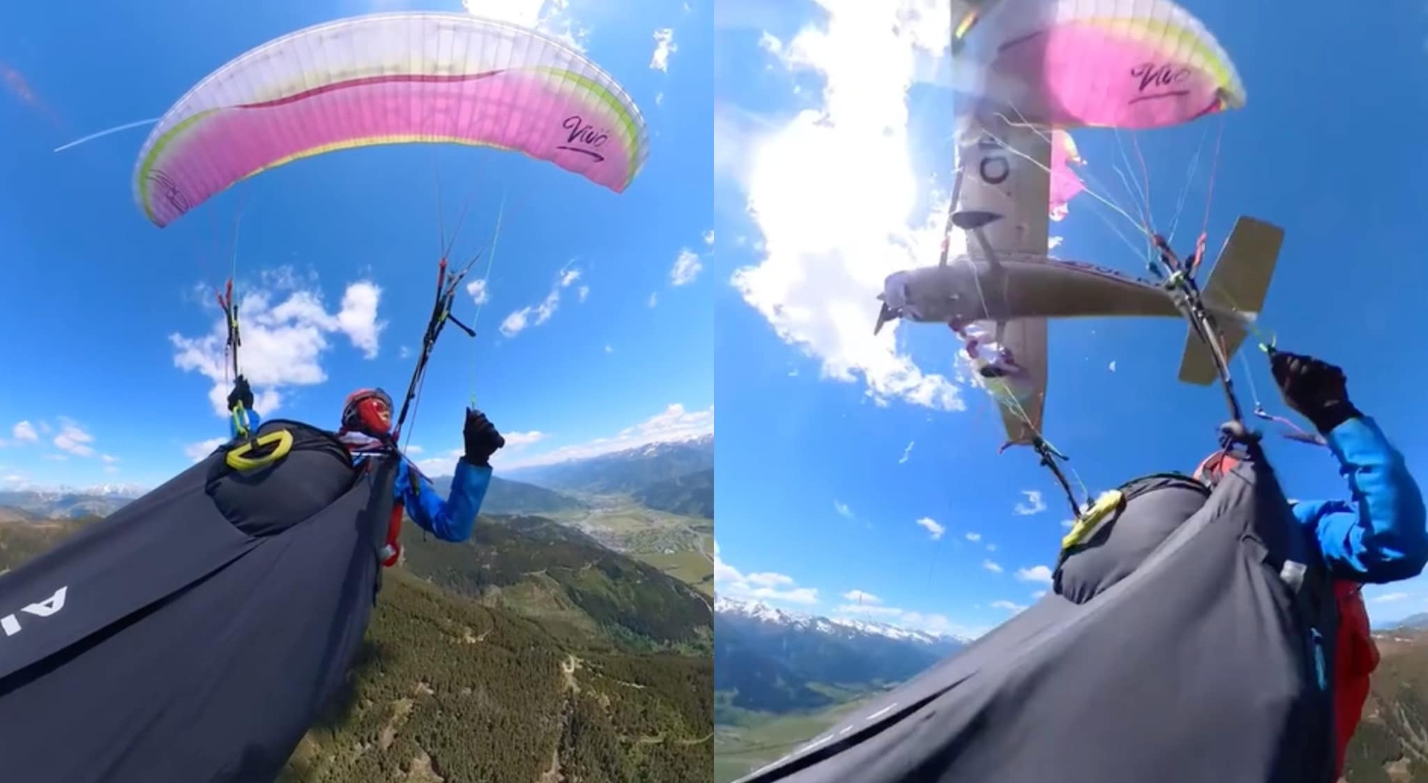 Aereo la travolge mentre fa parapendio in Austria, 44enne sopravvive per miracolo: "Solo qualche livido". Il video