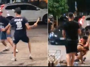 Paura in piazza a Pergine Valsugana: scoppia una maxi rissa in piazza, spunta anche un’accetta