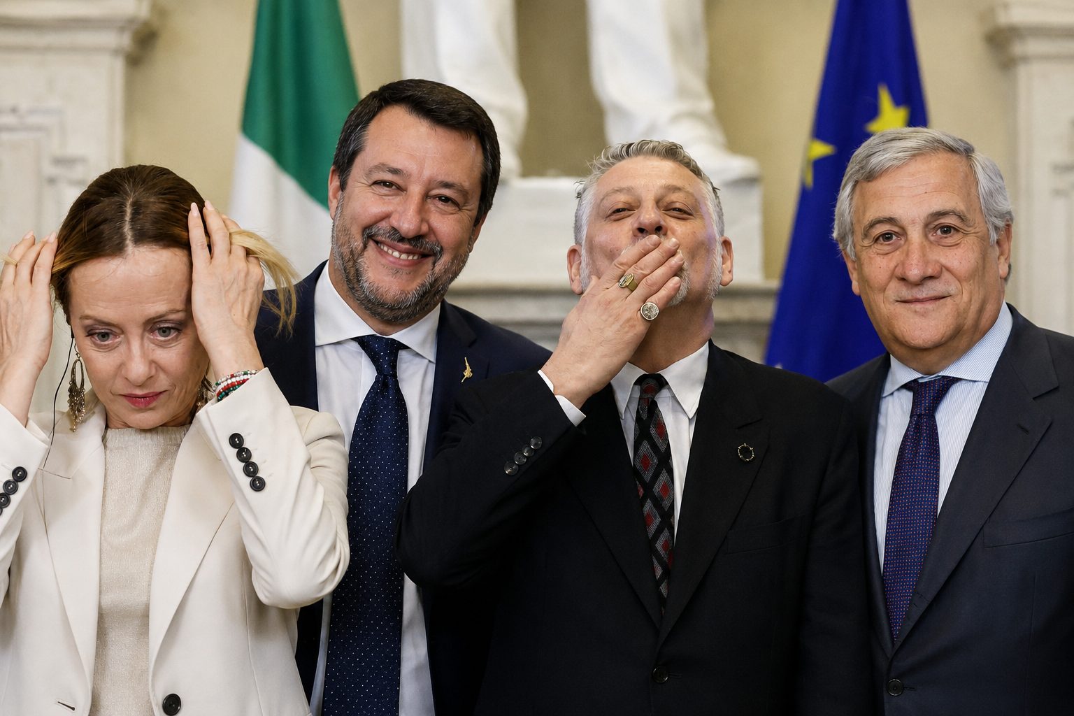 Meloni contro Giuli contro Salvini contro Tajani: non è più un governo, è una telenovela sudamericana