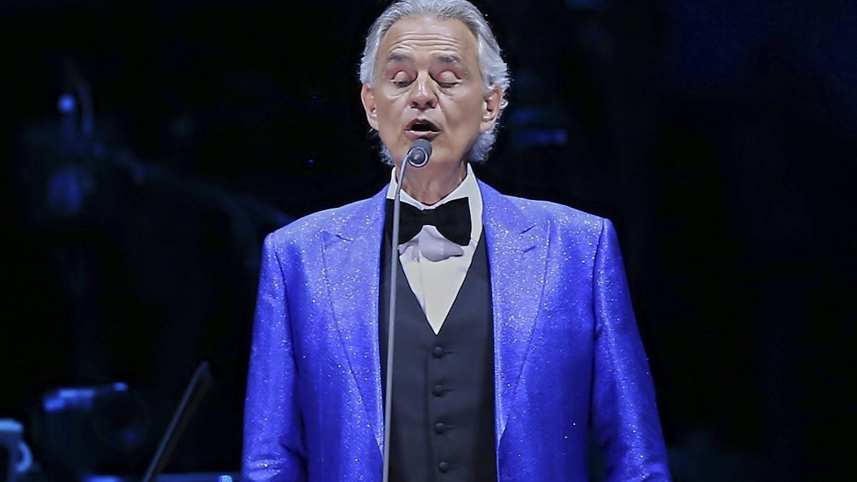 Andrea Bocelli – ph Medios y Media:Getty Images