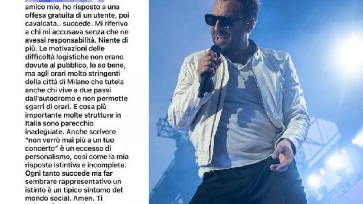 La risposta di Cesare Cremonini a un fan