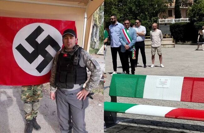 Gruppo di estrema destra inaugura "panchina tricolore" il 2 Giugno, Comune dà l'ok: in piazza assessore FdI