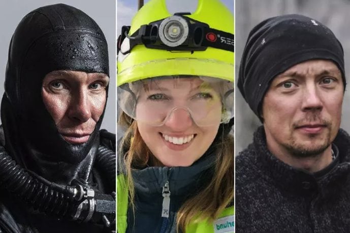 Patrik Gronqvist, Jenni Westerlund e Sami Paakkarinen