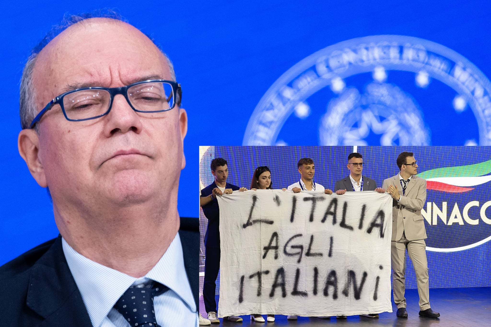 "L'Italia agli italiani", il caso dello striscione nel liceo a Cesena: il ministero ha chiesto chiarimenti