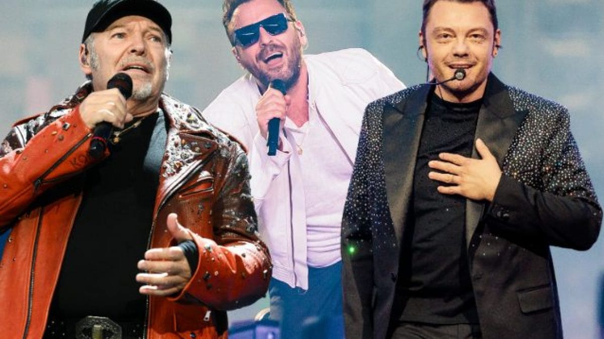 Vasco Rossi, Cesare Cremonini e Tiziano Ferro