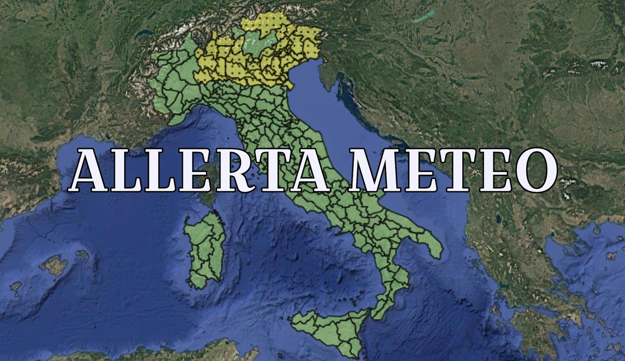 Maltempo, allerta meteo gialla per rischio temporali oggi 10 giugno: le regioni colpite
