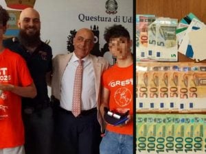 Due studenti ritrovano un portafoglio a Udine