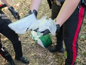 Torino, arsenale di armi e droga sotterrato a Bosconero: cocaina e hashish per 3,5 milioni di  euro